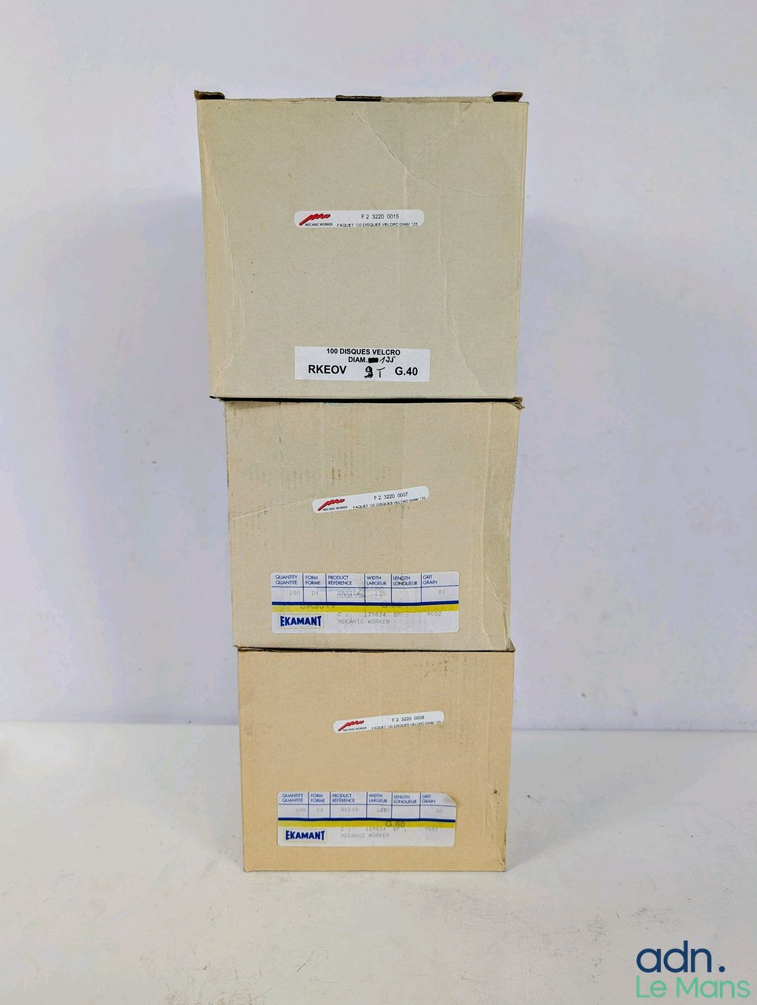 Lot de 300 disques abrasifs autofixant de 125 mm de diamètre…