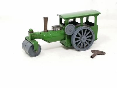 TRIANG MINIC (Angleterre, v.1950), rouleau compresseur en tô…