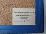 a picture of a picture of a cork board with a label on it