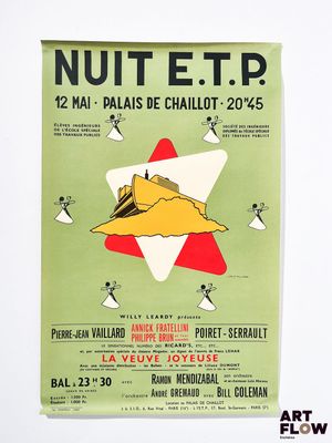 une affiche sur laquelle figure l'image d'une part de pizza