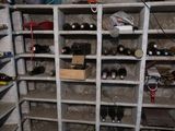 many bottles of wine on the shelves in the room