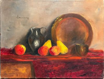 Haralambos POTAMIANOS (1909-1958) Nature Morte.