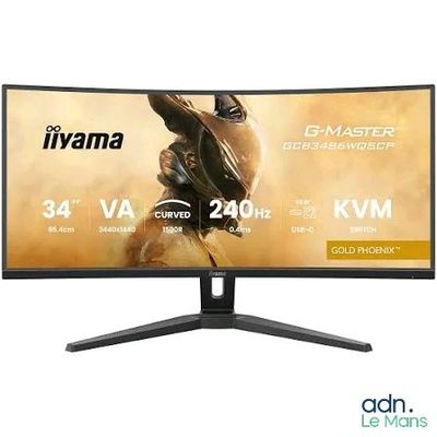 a computer monitor with a picture of a man on the screen