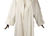 an image of a white coat on a mannequin