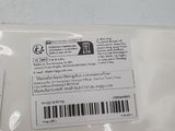a label on the back of a cell phone that is in a package