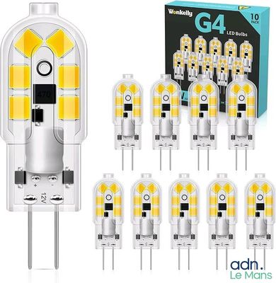 pack of 10 g4 led bulbs with box of 12 bulbs
