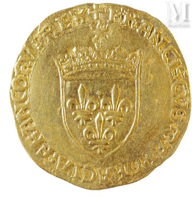 an image of a gold coin with a crown on it