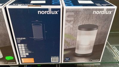 Lot de 2 lampes à poser Nordlux COUPAR Transparent, Noires- …