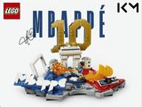 a box of legos with a picture of a football stadium