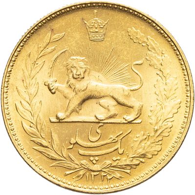 une image représentant une pièce d'or sur laquelle est représenté un lion