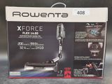 the box is open on the box of a vacuum cleaner