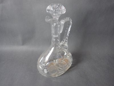 Aiguière en cristal taillé, H. 25,5cm - Photo 1