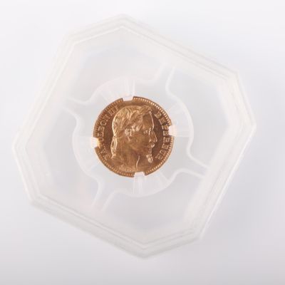 FRANCE. Pièce de 20 francs or Napoléon III 1868 A MS 61 Supe…
