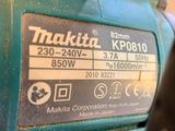a close up of a machine with a label on it ' s side