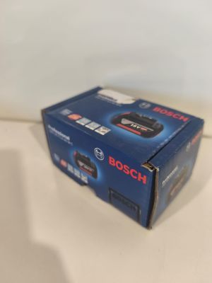 boxed box of bosch digital camera sitting on a counter top