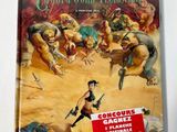 the cover of a comic book with a picture of a group of people in a desert