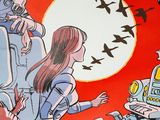 a picture of a comic book cover with a man and a woman