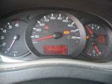 a close up of a speedometer in a car