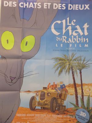 Affiche française du film d'animation « Le chat et le lapin »