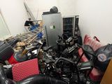 a room full of assorted items in a garage