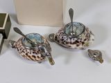a small turtle shaped teapot next to a small turtle shaped teapot