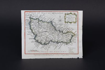 an old map of the british isles