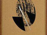 an image of a picture of a picture of a clock on a piece of cardboard