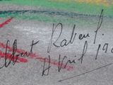 graffiti on the side of a building with writing on it