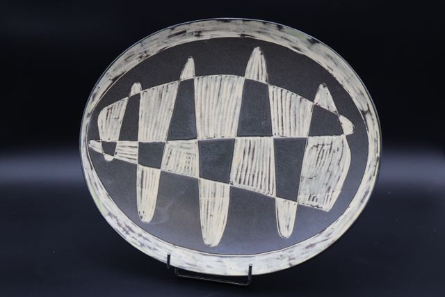 VINTAGE - Eva & Johannes ANDERSEN, Danemark – Grand plat scandina...