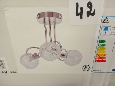 @@@ 1 plafonnier 3 boules - NEUF EN CARTON - VENDU SUR DESIG…