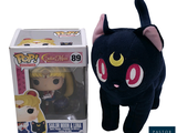 a black cat that is sitting next to a box
