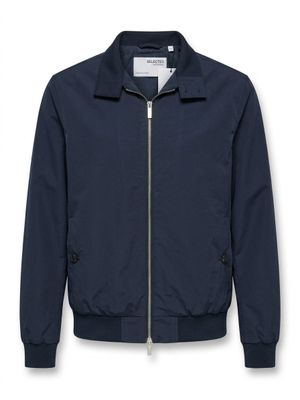 la veste aviateur bleu marine