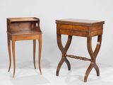 pair of 19th century french walnut bedside tables