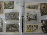 a lot of old black and white photos in a binder