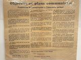 Une ancienne annonce parue dans un journal vante les mérites de l'utilisation du téléphone en français