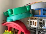 a pile of toys that are stacked on top of each other