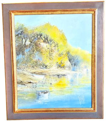 TRAMON - Huile sur toile intitulée "Ombres et lumières sur l…