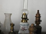 many different types of vases on the table