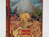 un vieux livre avec l'image d'un homme dessus