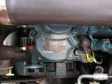 a close up view of the engine of a motorcycle