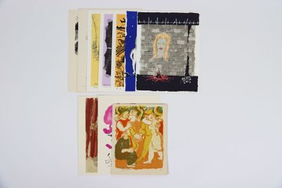 Réunion de dix lithographies :