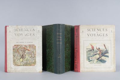 Sciences et Voyages (périodique) : 3 reliures in-4° usagées