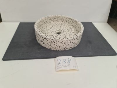 Vasque à poser ronde OSKAB, modèle TERIO, en céramique effet…