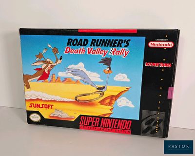 une boîte de « Road Runner's Death Valley Rally »