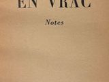 an old book with a black and white title on it