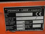 the label on the machine reads fenwick - linde