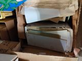 a box full of mail sitting on top of a table