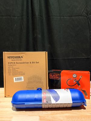Lot de 3 articles HYCHIKA 51 Pcs Kit Tournevis