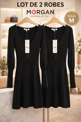 Lot de 2 robes Morgan noires