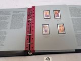 an open book with a picture of a woman on it